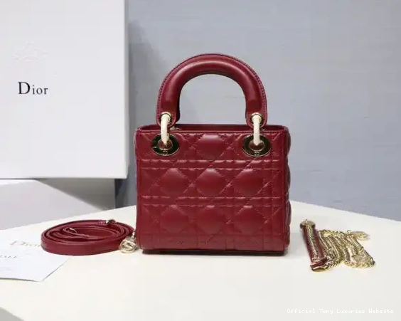 Tony Luxuries Mini Lambskin Lady diro With 0522